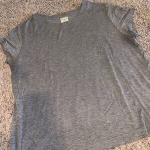 Soma Women’s size large gray short sleeve tee shirt scoop neck soft